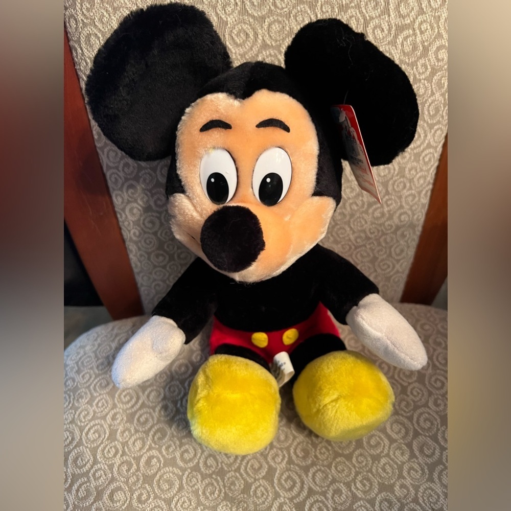 Vintage Mickey Mouse Stuffed Toy